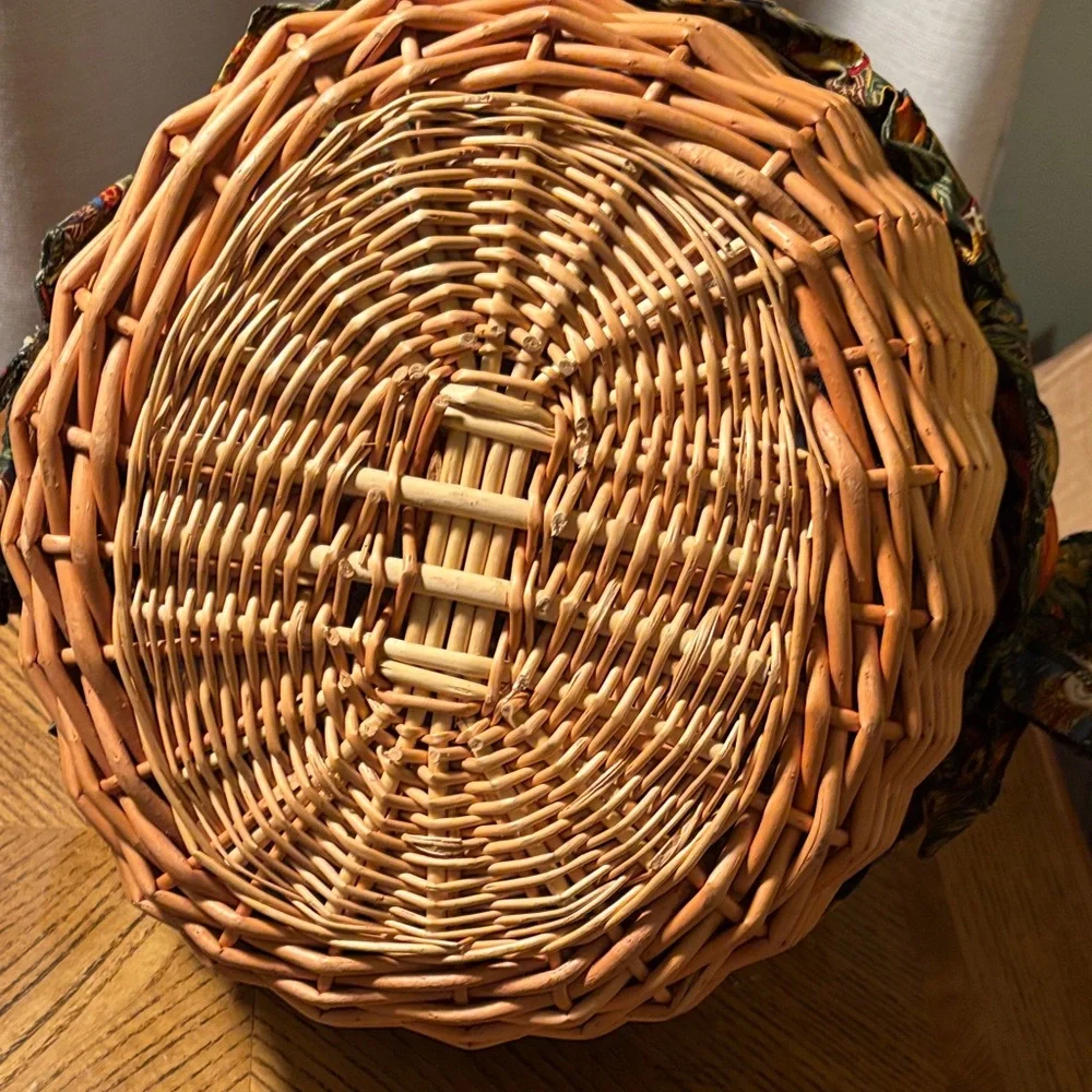 Fall Decor Wicker Basket-the Collection of Albin Linor, Master Weaver & Designer